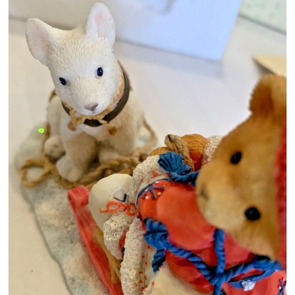 2 Enesco Cherished Teddies - Girl Bear With Doll Ornament 625434 & Erica 176028 - Picture 6 of 12